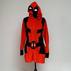 Marvel Fleece Deadpool Hoodie Romper